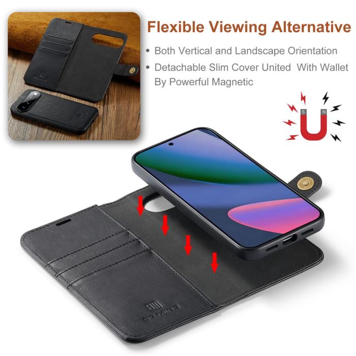 Bild 6, DG.MING DG.MING Google Pixel 11 Pro XL Fodral Magnet 2in1 Svart