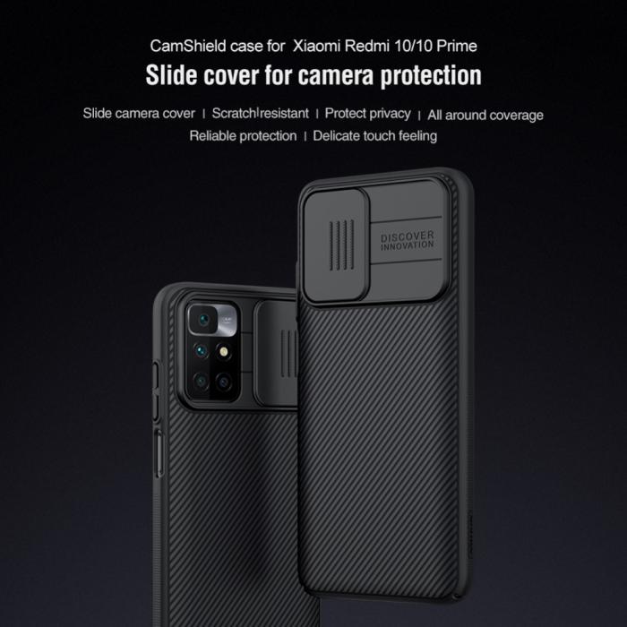 Bild 3, NILLKIN NILLKIN Xiaomi Redmi 10 Skal CamShield Pro Blå