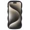  iPhone 14 Pro Mobilskal Wavy Svart