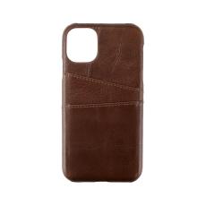 Onsala ONSALA iPhone 6/7/8 Skal &Auml;kta L&auml;der Kortfack Brun