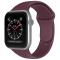 ColorPop Apple Watch 38/40/41/42 mm Silikon Armband (S/M) Vinröd