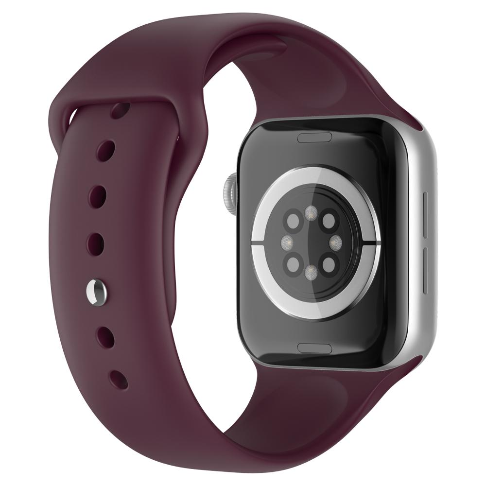ColorPop Apple Watch 38/40/41/42 mm Silikon Armband (S/M) Vinröd