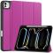  iPad Pro 11 2025/2024 Fodral Tri-Fold Pennhållare Lila
