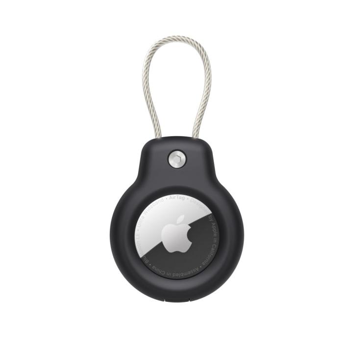 Bild 2, Tech-Protect Tech-Protect Apple AirTag 2/1 2-PACK Hållare Rough Vein Svart