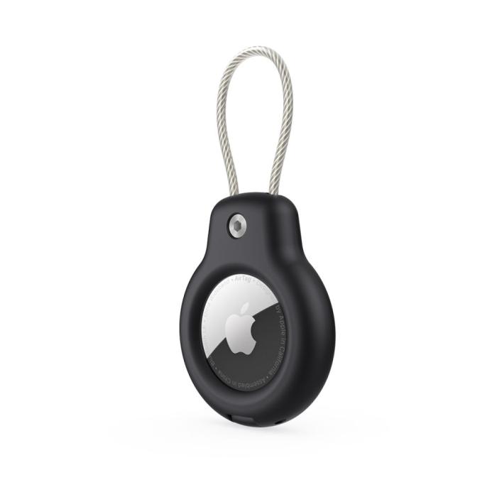 Bild 3, Tech-Protect Tech-Protect Apple AirTag 2/1 2-PACK Hållare Rough Vein Svart