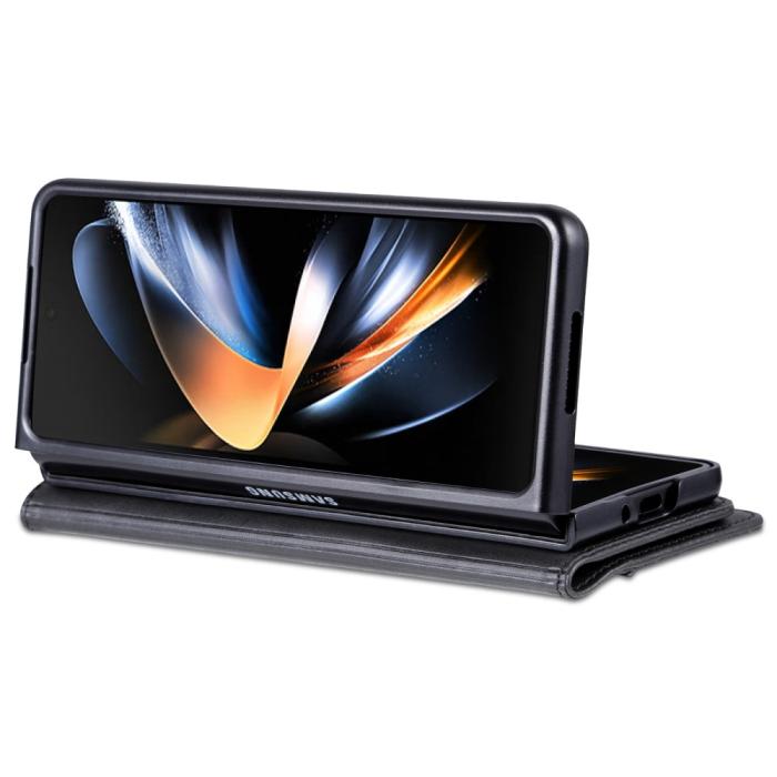 Bild 4, AZNS AZNS Galaxy Z Fold 5 Fodral PU-Läder Svart