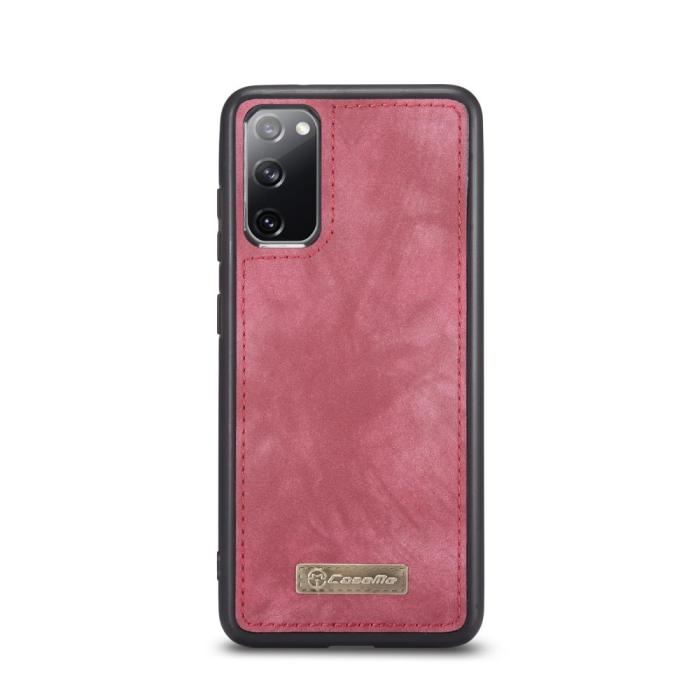 Bild 5, CASEME Samsung Galaxy S20 FE - CASEME 2-i-1 Magnet Skal/Fodral - Röd