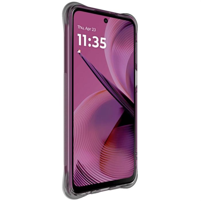 Bild 2, IMAK IMAK Motorola Moto G55 5G Skal TPU Shockproof Tonad Svart