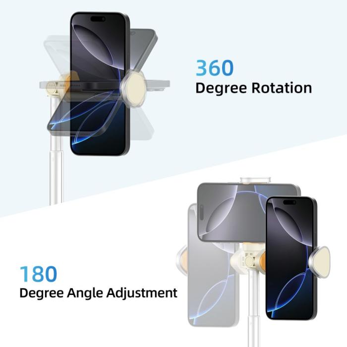Bild 6, Tech-Protect Tech-Protect 146 cm Bluetooth Selfiestick Tripod Beige
