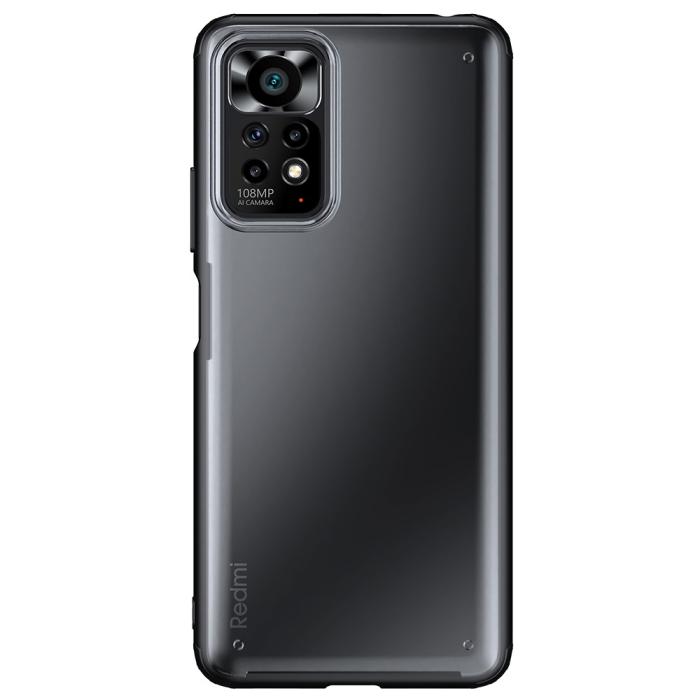 Bild 2,  Xiaomi Redmi Note 11 4G Skal Armor Hybrid Matt Svart
