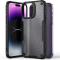  iPhone 16 Pro Max Skal Kolfiber Textur Transparent / Svart