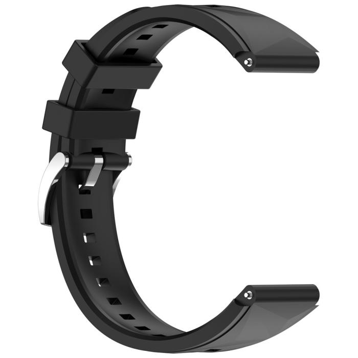 Bild 4,  Huawei Watch GT 6/5/4 41 mm/5 Pro 42 mm Armband Silikon Svart