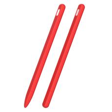  Apple Pen 2 / Pro Skal Liquid Silikon Anti-Slip R&ouml;d
