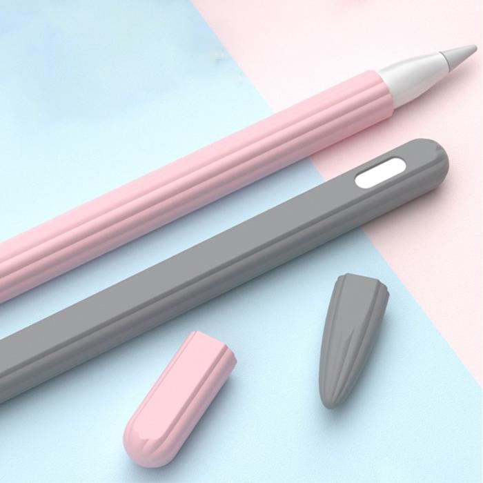 Bild 3,  Apple Pen 2 / Pro Skal Liquid Silikon Anti-Slip Röd
