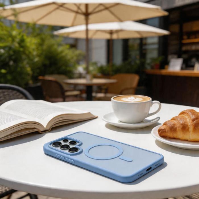 Bild 6, Tech-Protect Tech-Protect Galaxy S26 Ultra Skal MagSafe MagMat Sky Blue