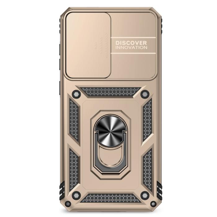 Bild 3,  Samsung Galaxy A56 5G/A36 5G Skal CamShield Ring Hybrid Guld