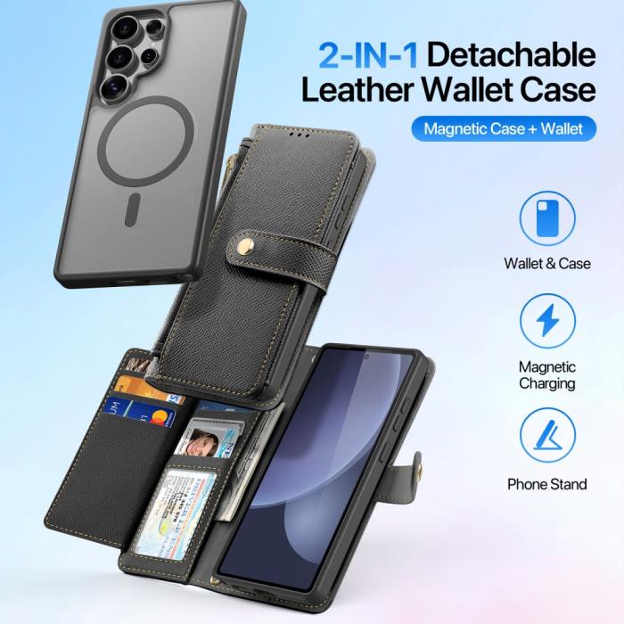 Bild 3, DUX DUCIS DUX DUCIS Galaxy S25 Ultra 2in1 Magnet Fodral Lawa Series