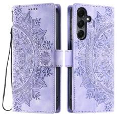  Samsung Galaxy S25 Fodral Mandala L&auml;der Lila