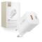 Tech-Protect Tech-Protect 33W Väggladdare PD QC USB-C / USB-A Vit