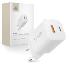 Tech-Protect Tech-Protect 33W V&auml;ggladdare PD QC USB-C / USB-A Vit