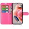  Xiaomi Redmi Note 12 4G Fodral Litchi Läder Rosa