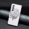  Samsung Galaxy S24 Fodral Med Tryck Blommigt Träd