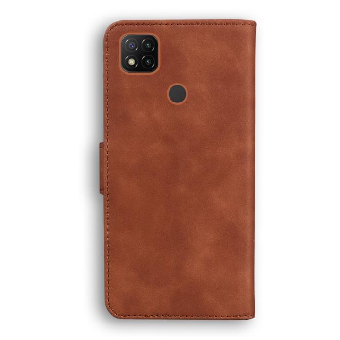Bild 3,  Xiaomi Redmi 9C Fodral Läder Brun