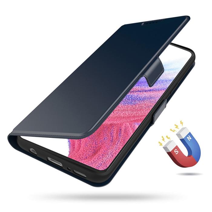 Bild 4,  Samsung Galaxy A25 5G Fodral Slim Läder Blå
