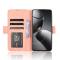  Xiaomi 14T Fodral Med Avtagbart Kortfodral Rosa