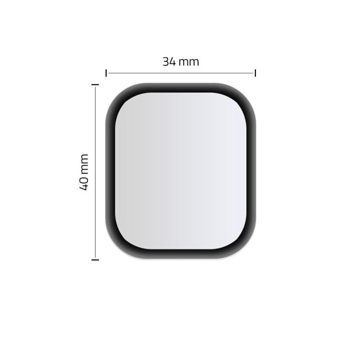Bild 2, HOFI HOFI Apple Watch 44 mm Skärmskydd Hybrid Glas