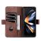 AZNS AZNS Galaxy Z Fold 5 Fodral PU-Läder Brun