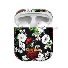 KINGXBAR AirPods - KINGXBAR Swarovski Dekor Skal - Rosor