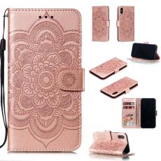  iPhone X/Xs - Mandala L&auml;der Fodral - Ros&eacute;guld