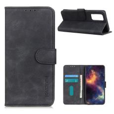 KHAZNEH OnePlus 9 - KHAZNEH Retro L&auml;der Fodral - Svart