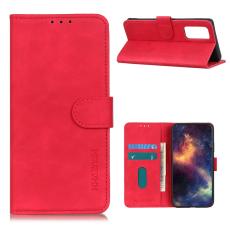 KHAZNEH OnePlus 9 - KHAZNEH Retro L&auml;der Fodral - R&ouml;d