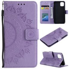  iPhone 11 - Pl&aring;nboksfodral Mandala - Lila