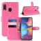  Samsung Galaxy A20e - Litchi Plånboksfodral - Rosa