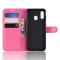  Samsung Galaxy A20e - Litchi Plånboksfodral - Rosa