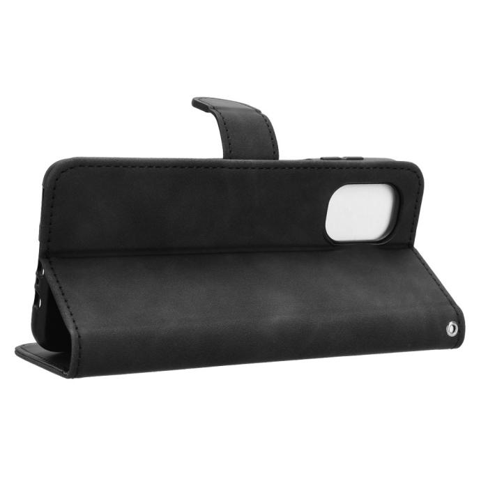 Bild 3,  Motorola Moto G55 5G Fodral Läder Svart