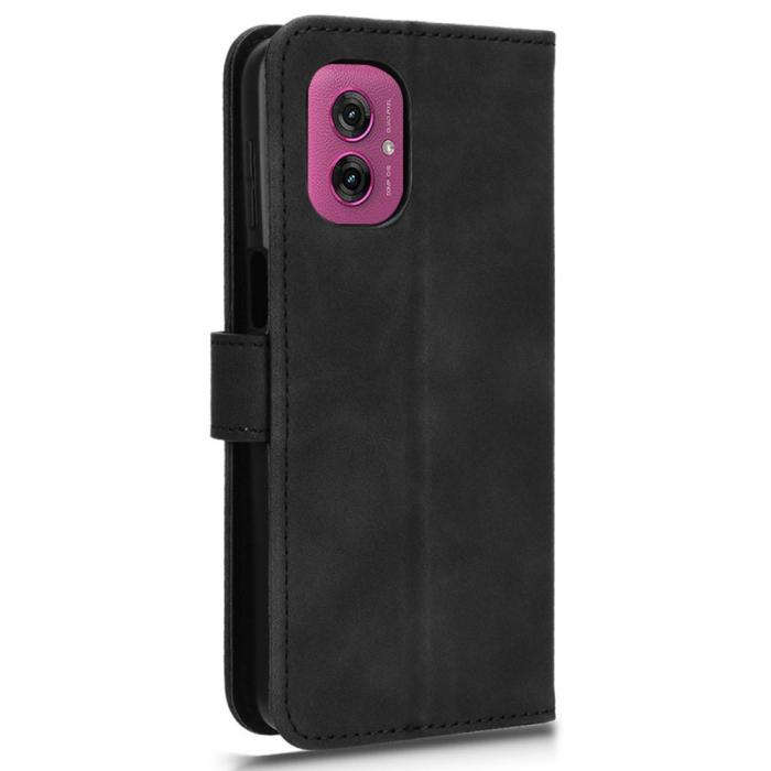 Bild 6,  Motorola Moto G55 5G Fodral Läder Svart