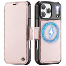 CASEME CASEME iPhone 17 Pro Skal RFID Pl&aring;nbok Ros&eacute;guld