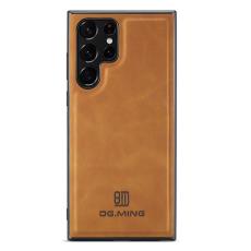 DG.MING DG.MING Galaxy S26 Ultra Skal L&auml;derbelagt Brun