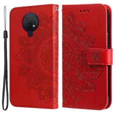  Nokia G10 / G20 Fodral Mandala L&auml;der R&ouml;d