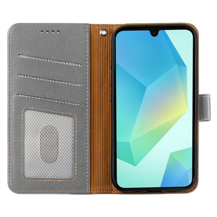 Bild 2,  Samsung Galaxy A27 Plånboksfodral Läder Grå