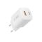 Tech-Protect Tech-Protect 33W Väggladdare PD QC USB-C / USB-A Vit