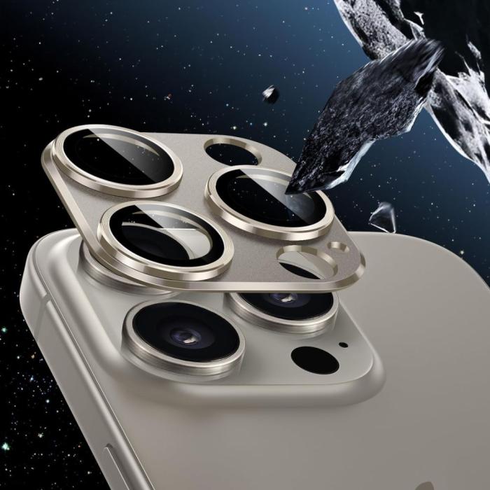 Bild 3, HOFI HOFI iPhone 16 Pro / 16 Pro Max Linsskydd FullCam Pro+ Svart