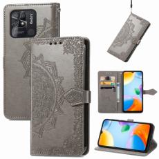  Xiaomi Redmi 10C Fodral Mandala L&auml;der Gr&aring;