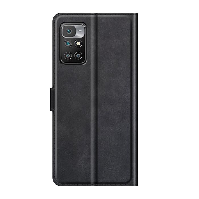 Bild 3,  Xiaomi Redmi 10 Fodral Solid Läder Svart