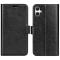  Samsung Galaxy A07 Fodral Crazy Horse Läder Svart