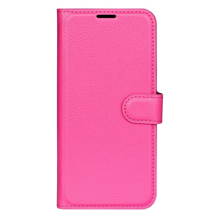 Bild 5,  Xiaomi 14T Pro Fodral Litchi Läder Rosa